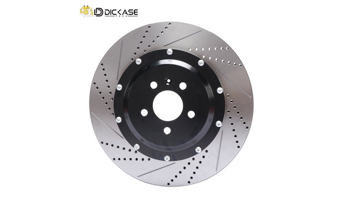 DIC drilled and slotted rotor